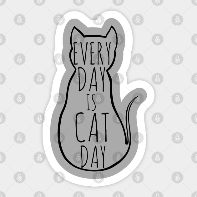 every day is cat day Sticker by FandomizedRose